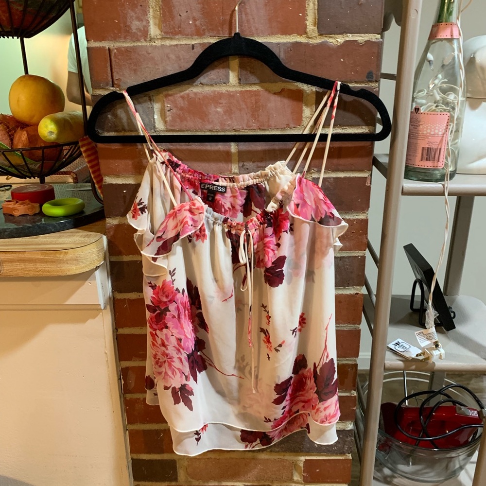 Express | Floral Strappy Blouse